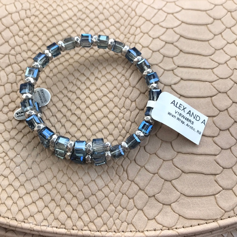 Brand New Alex and Ani “Arctic” Wish Wrap Bracelet
